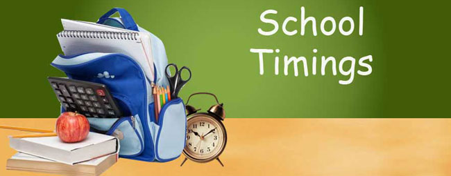School Timings